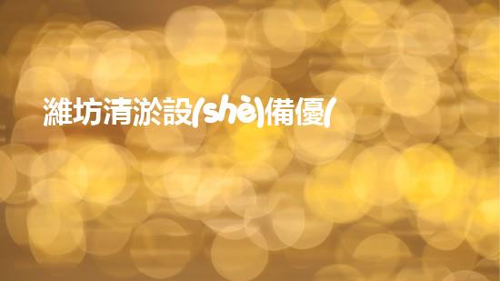 濰坊清淤設(shè)備優(yōu)選電話清淤設(shè)備選擇的秘密與技巧！